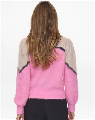 NUMarna Suri Striktrøje - Lilac Sachet